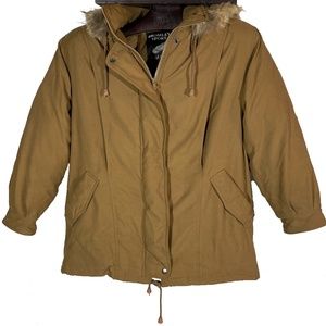 Bromley Sport Real Down Fur Trim Coat Parka Hooded